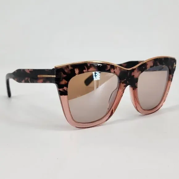 Tom Ford Julie Semi Cat Eye Tortoise Shell Women's Sunglasses - Picture 12 of 13